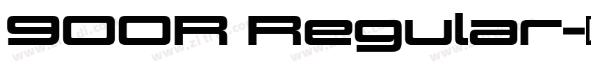 900R Regular字体转换 900R Regular字体转换